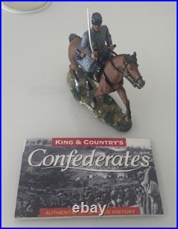 King & Country CW013 Civil War Confederate Mounted Officer Miniature 1/30 Scale