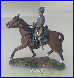 King & Country CW013 Civil War Confederate Mounted Officer Miniature 1/30 Scale