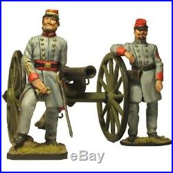 Kronprinz Toy Soldiers American CIVIL War Acw032 Confederate Artillery Set #1