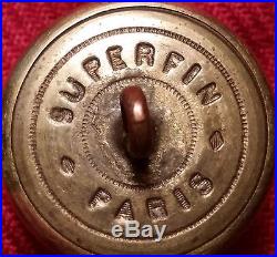 Ky1 Superfin Paris CIVIL War Ky Confederate Kentucky Coat Button