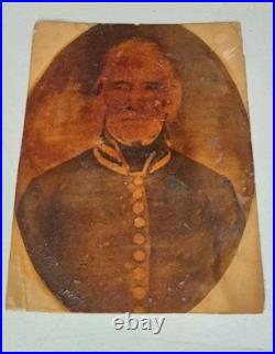 Large Confederate Or Mexican War Officer Photo Original Civil War #7