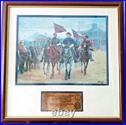 Legends In Grey Mort Kunstler Csa $10 Confederate Bank Note