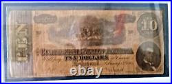 Legends In Grey Mort Kunstler Csa $10 Confederate Bank Note