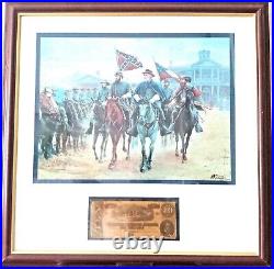 Legends In Grey Mort Kunstler Csa $10 Confederate Bank Note