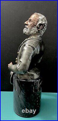 Legends Mixed Media Noble Heart Bust General Lee Confederate Civil War Sculpture