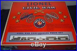 Lionel 6-21901 1999 Civil War Union Confederate Train Set Steam Engine MIB