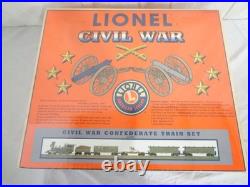Lionel 6-21901 CIVIL War Confederate Train Set Rare Set Sealed New