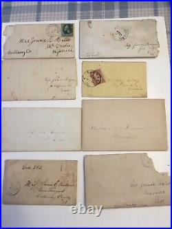 Lot of 36 Antique Civil War Missouri Letters Letter from Confederate Soldier