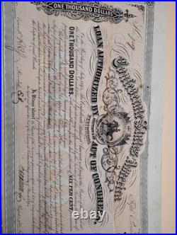 Lot of Heriloom Confederate States of America Civil War Bonds and Notes 8 Total Lot of Heriloom Confederate States of America Civil War Bonds and Notes 8 Total