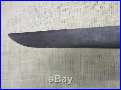 MASSIVE ANTIQUE BOWIE KNIFE CIVIL WAR ERA-SOUTHERN HAND MADE-CONFEDERATE-OLD