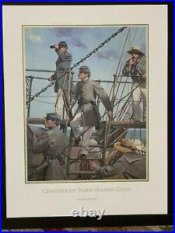 MINT Don Troiani Confederate States Marine Corps Civil War Print 1050