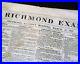 MONITOR VS MERRIMAC Battle of Hampton Roads Civil War 1862 CONFEDERATE Newspaper