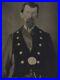 Man Wearing Confederate 11 Star Vest 1860 Marshall Volunteer Civil War Tintype