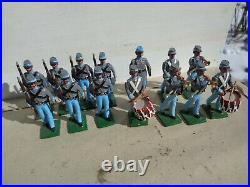 Martin Ritchie, Civil War Confederate lot of 14, 54mm painted lead soldiers, JJ