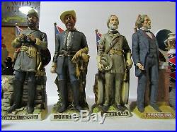 McCormick Set Of 4 Civil War Confederate General Decanter's Robert E Lee