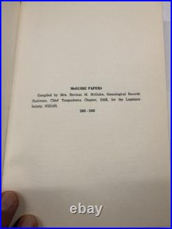 McGuire Papers 1966 Civil War Letters Louisiana DAR Confederate Genealogy