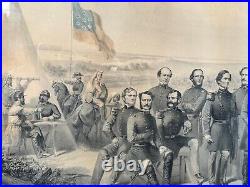 Military CIVIL War 1861 Jefferson Davis Generals Of The Confederate Army