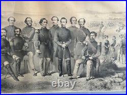 Military CIVIL War 1861 Jefferson Davis Generals Of The Confederate Army