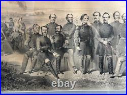 Military CIVIL War 1861 Jefferson Davis Generals Of The Confederate Army