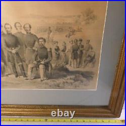 Military CIVIL War 1861 Jefferson Davis Generals Of The Confederate Army