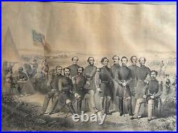 Military CIVIL War 1861 Jefferson Davis Generals Of The Confederate Army