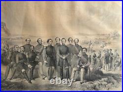 Military CIVIL War 1861 Jefferson Davis Generals Of The Confederate Army