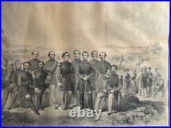 Military CIVIL War 1861 Jefferson Davis Generals Of The Confederate Army