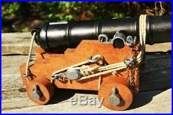 Miniature Civil War Naval Cannon Confederate Union Pirate Denix Replica