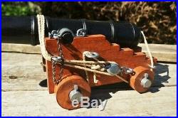 Miniature Civil War Naval Cannon Confederate Union Pirate Denix Replica