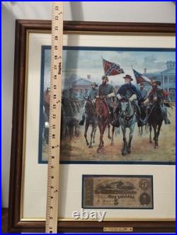 Mort Künstler Legends in Gray Framed Art Print Civil War Confederate States