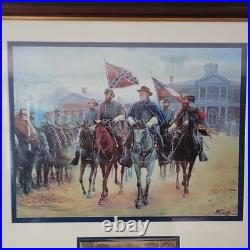 Mort Künstler Legends in Gray Framed Art Print Civil War Confederate States