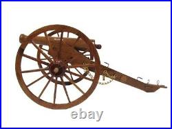 Napoleon 12 Pounder Civil War Cannon Confederate Union Army Wood Wooden Model