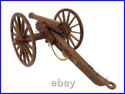 Napoleon 12 Pounder Civil War Cannon Confederate Union Army Wood Wooden Model