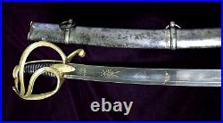 Napoleonic French Grand Armee Chasseur, Hussar Cavalry Sword Waterloo