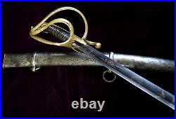 Napoleonic French Grand Armee Chasseur, Hussar Cavalry Sword Waterloo