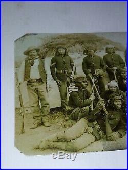 Native American Indian Civil War Tintype Photo Confederate Soldier Tobacco Bag