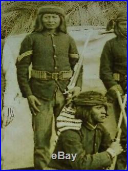 Native American Indian Civil War Tintype Photo Confederate Soldier Tobacco Bag