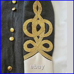New Men Civil war confederate General Double Breasted Shell Jacket Cavalry Coat