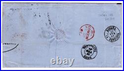 New Orleans Confederate Civil War 1861 to Reus (ONLY 2 Known) Spain via NY