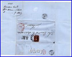 New Orleans Confederate Civil War 1861 to Reus (ONLY 2 Known) Spain via NY