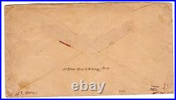 New Orleans LA Confederate Civil War CSA#1 to Woodville MS