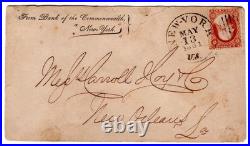 New York NY U. S. United States to Confederate Civil War New Orleans 1861