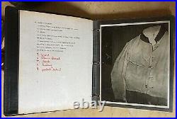 ORIGINAL CIVIL WAR CONFEDERATE UNIFORM REFERENCE PHOTO ALBUM c1960's