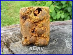 Old Rare Vintage Antique Civil War Relic 3.5 inch Confederate Blakely Canister
