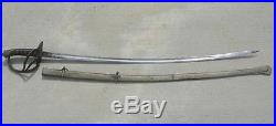 Orig Civil War light Calvary saber scabbard confederate CSA sword antique German