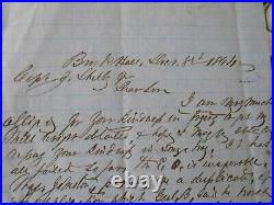 Original 1860's Civil War Confederate Letter 38th Virginia Inf / Pickets Div /