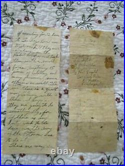 Original 1860, s Civil War Letter 116th Reg Pennsylvania WOUNDED Malvern Hill Va