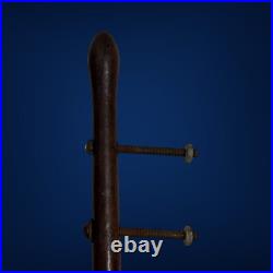 Original Antique Civil War Confederate Blockade Drum & Brass Handle Drumsticks