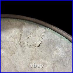 Original Antique Civil War Confederate Blockade Drum & Brass Handle Drumsticks