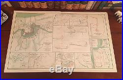 Original Antique Civil War Map Confederate Defenses NEW ORLEANS Louisiana LA